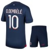 Maglia ufficiale Paris Saint Germain Dembele 10 Casa 2023-24 per Bambino